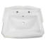 Latitude Run Strathaven 615mm L x 490mm W White Ceramic Rectangular Sink with Overflow