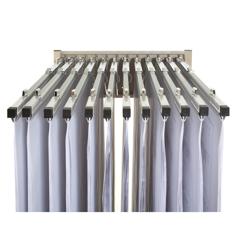 Étagère de rangement mobile avec 12 supports pivotants Brookside Design MRWH
