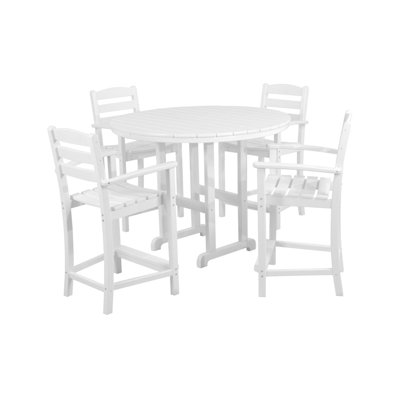 Ensemble de comptoir de ferme 5 pièces POLYWOOD La Casa Café