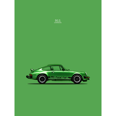 " Porsche 911 Carrera Green " by Mark Rogan