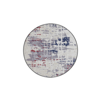 Machine Washable Gray Area Rug