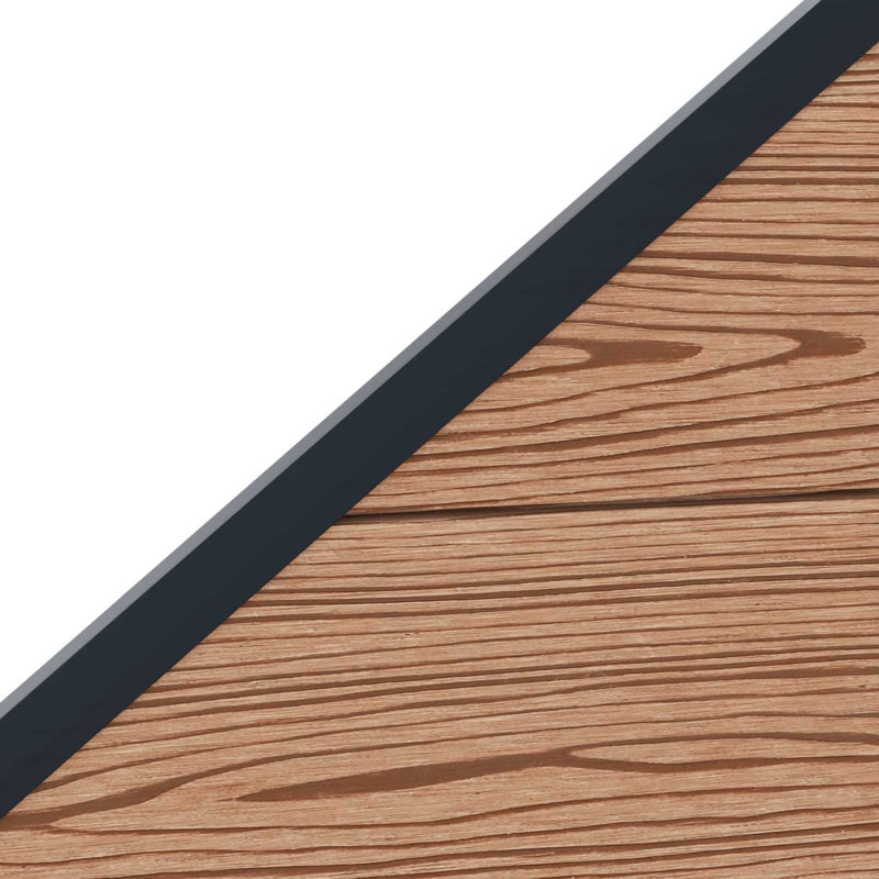 1311 cm W Fencing Kits Fencing with 8 Panel(s) Included, Brown