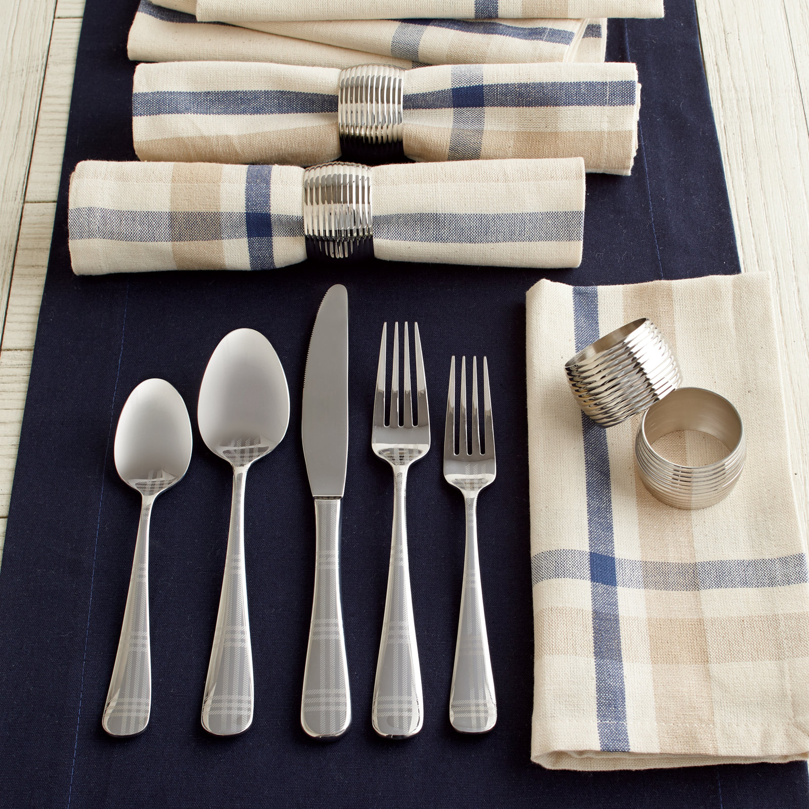 Napkin Rings, Silver
