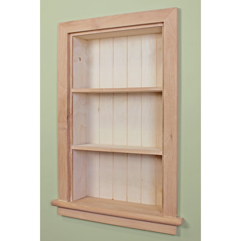 14x24 Recessed Aiden Wall Niche by Fox Hollow Furnishings, Unfinished