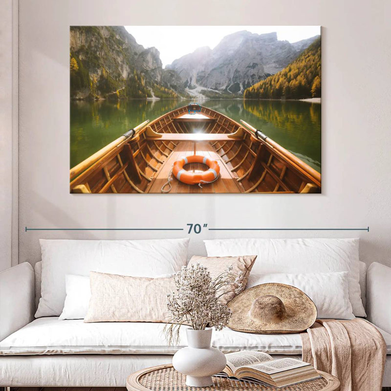 Mehar Lake Prags Boat, 34" H x 51" W