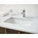 Cheviot Products Seville 14.62'' White Vitreous China Square Bathroom Sink with Overflow