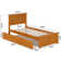 Madison Solid Wood Platform Bed with Matching Footboard and Trundle