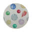 Jewel Vegan Leather Round Beaded Placemat