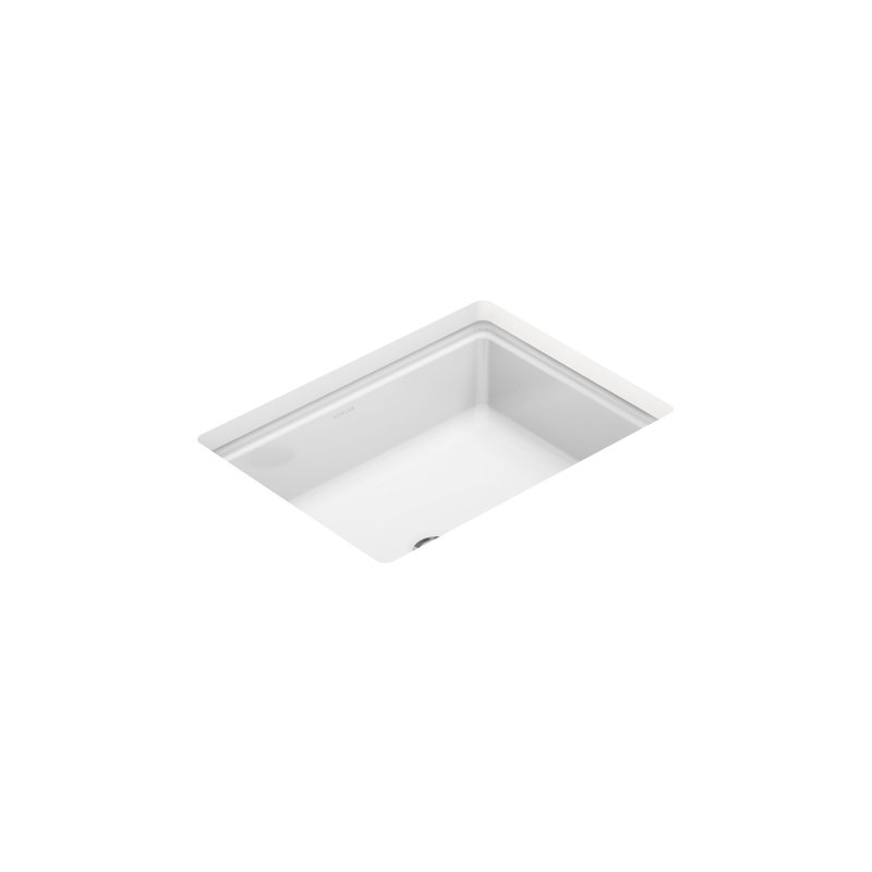 Claude by Studio McGee 19-13/16" Rectangular Undermount Bathroom Sink, White