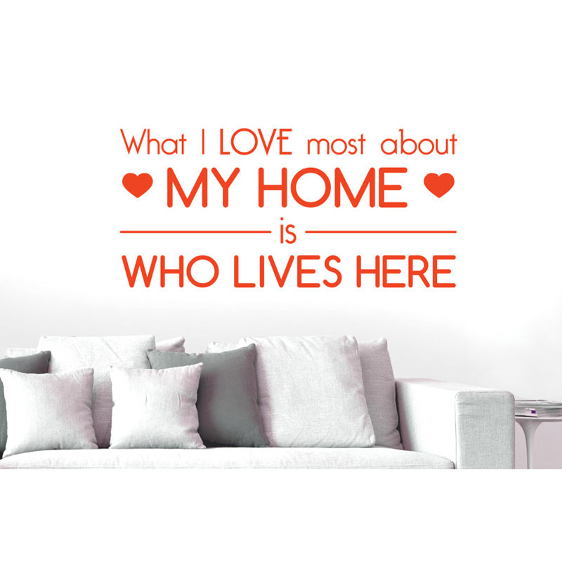 Wall Decal, Orange, Medium