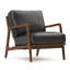 Fauteuil d'appoint en cuir Ella-615121125