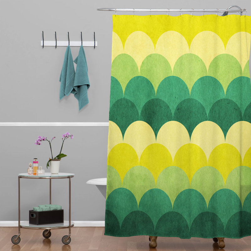 Arcturus Geometric Shower Curtain