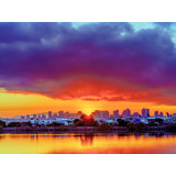 Vibrant And Colorful Sunrise | Liberty Station, San Diego Print by Brian Mc Clean
