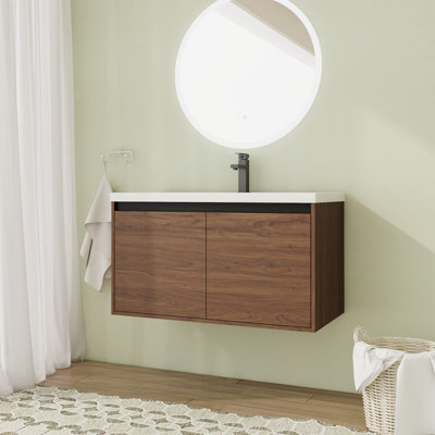 Meuble-lavabo simple 35,5 po avec comptoir