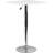 Annalese 23.75" Square Adjustable White Wood Table (Adjustable Range 33" - 40.5")