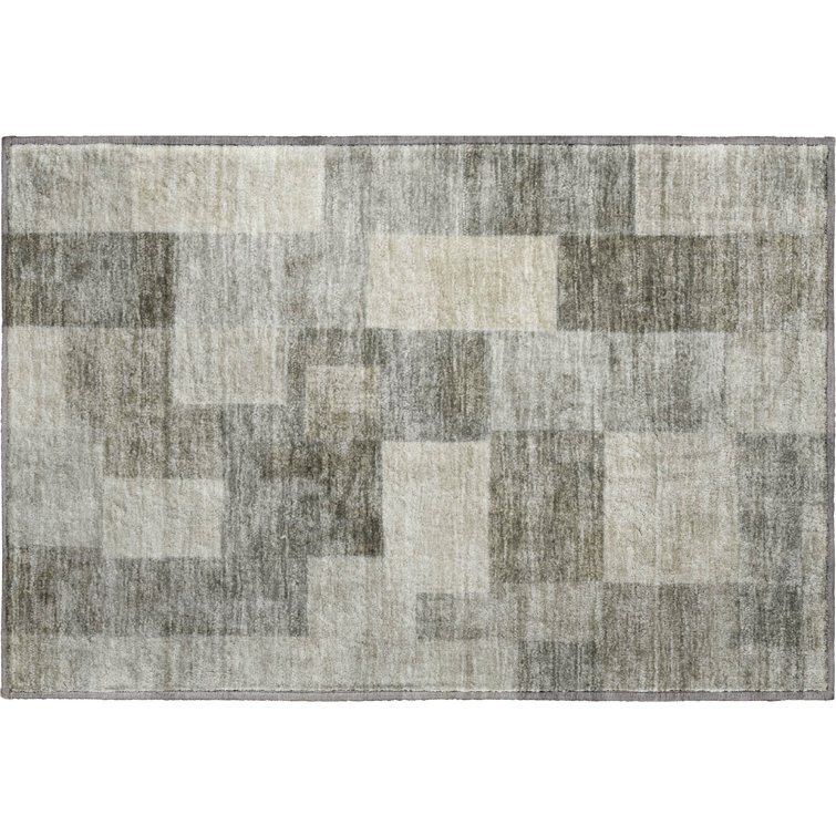 Premium Machine Washable Alijah AMF1261 Geometric Rug