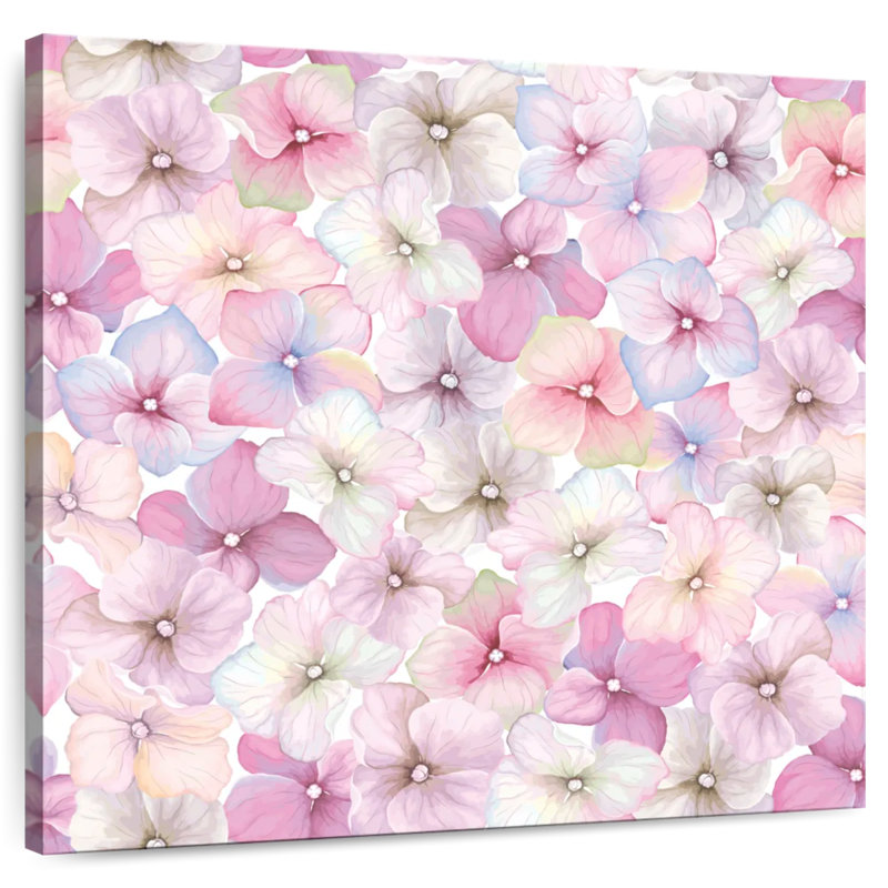 Hortensias roses dégradés Harnek, H 24 po x l 24 po