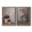 «Pussy Willows and Spring», ensemble de 2 reproductions sur toiles tendues-2006197428-2006197438