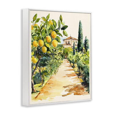 «Lemon Grove Pathway», estampe numérique, design par LSR Design Studio