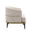 Moutarde, fauteuil en tissu bicolore, salle de lecture, capacité de poids élevée, fauteuil à coussins enveloppés confortables revêtus de cuir de lin et de polyuréthane, parfait pour la mousse dense-1414018992