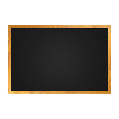 AARCO Black Chalkboard Solid Wood Chalkboard
