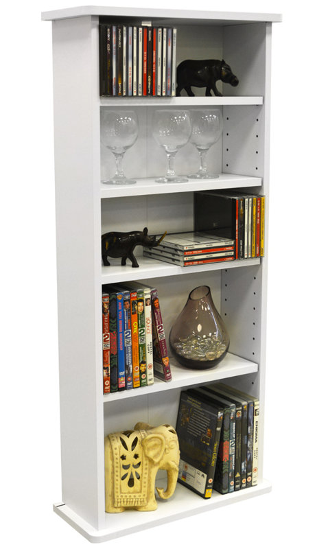 98.5 cm H Multimedia Storage, White