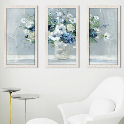 " Be Happy Blue " 3 - Pieces