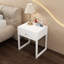 Table de chevet moderne avec tiroir, table de chevet minimaliste avec bouton, table de bout compacte