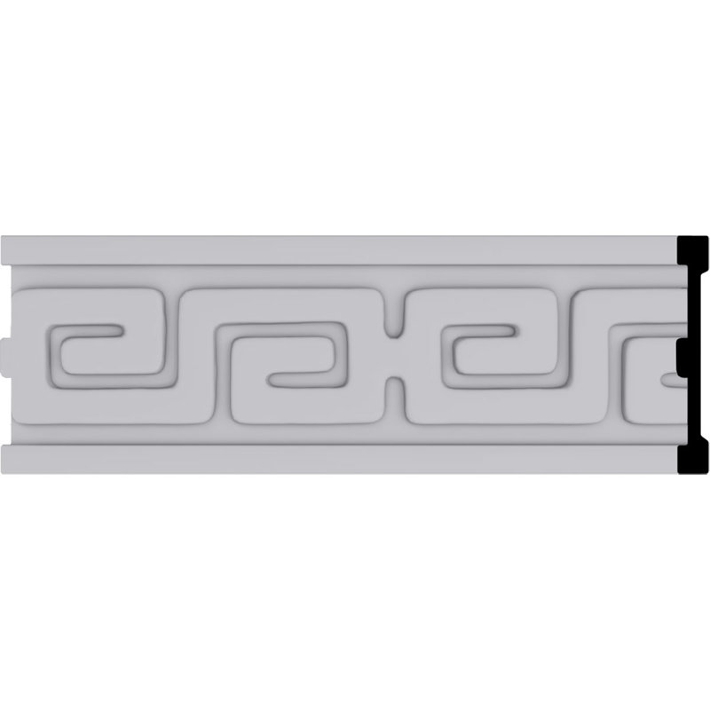 Eris Gray Polyurethane Decorative Crown Moulding Panel