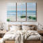 «Coastal Breezes», 3 pièces sur toile-98562692