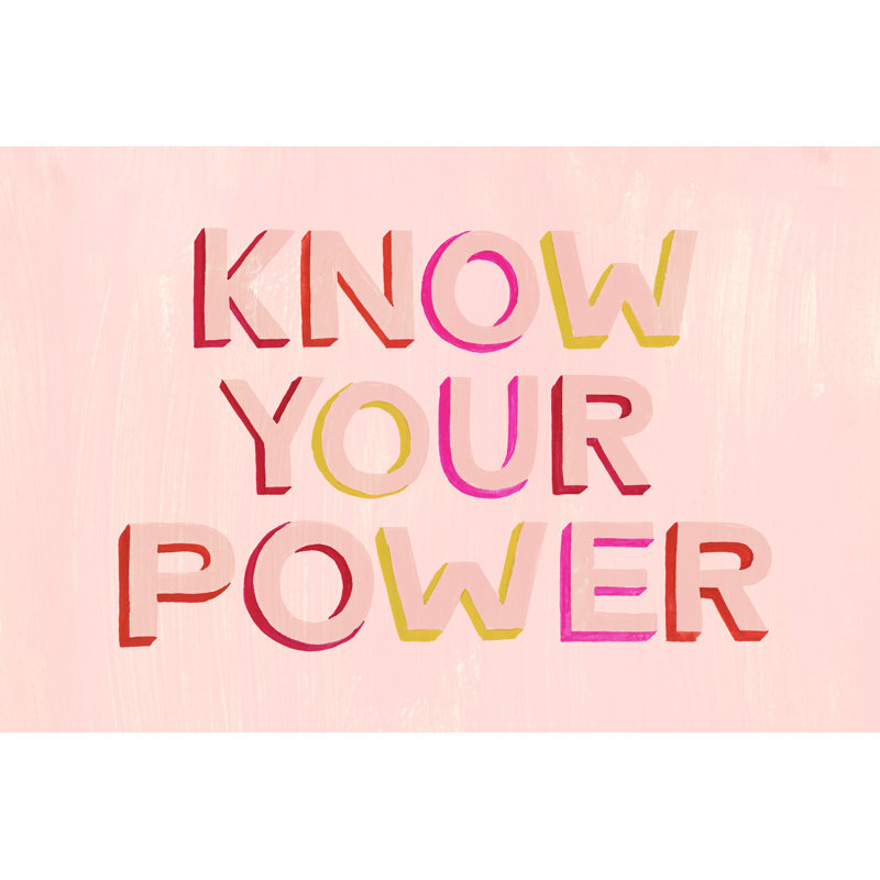 You Are Powerful II by Grace Popp - Print on Canvas, 81cm H x 122cm W, Wrapped Canvas