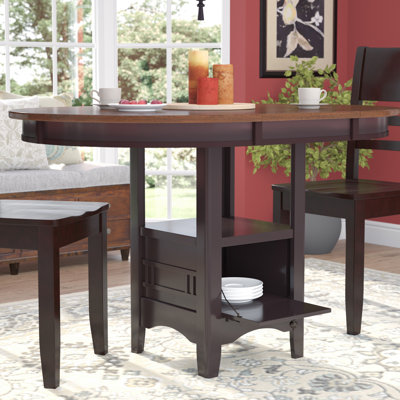Guntersville Extendable Solid Wood Base Dining Table