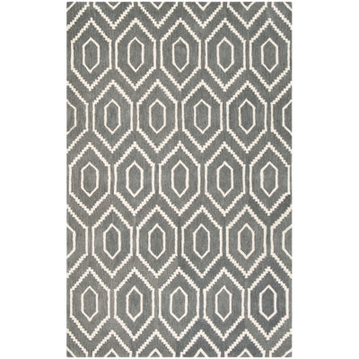 Forsberg Hand Tufted Wool Geometric Rug