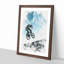 BMX Jump - Single Picture Frame Print on MDF-56923348-56923351