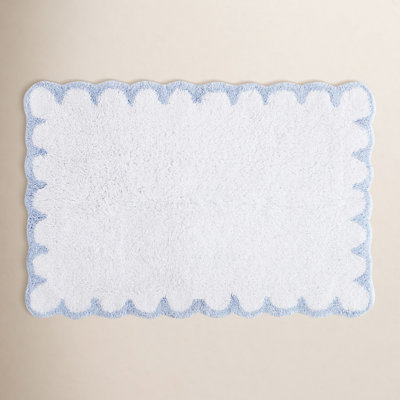 Peri Home Scallop Cotton Bath Rug