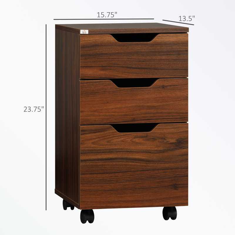 Rangement de rangement 15,75 po Dunlavy, Noyer
