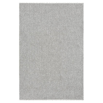 Textured Fringed Area Rug