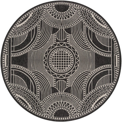 Tapis noir et blanc Aucun