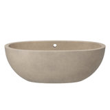 Avalon NativeStone Freestanding Soaking Cement Bathtub