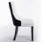 5-pieces 63" Rectangular Faux Marble Dining Set with Button-Tufted Upholstered Chairs-1679121964-1679121965