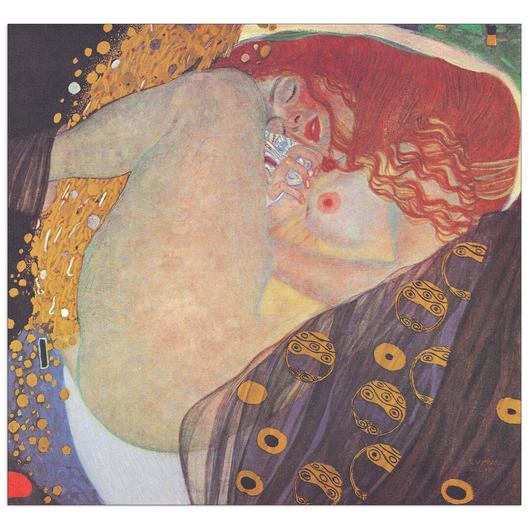 Wandbild „Danaë“ von Klimt, Kunstdruck