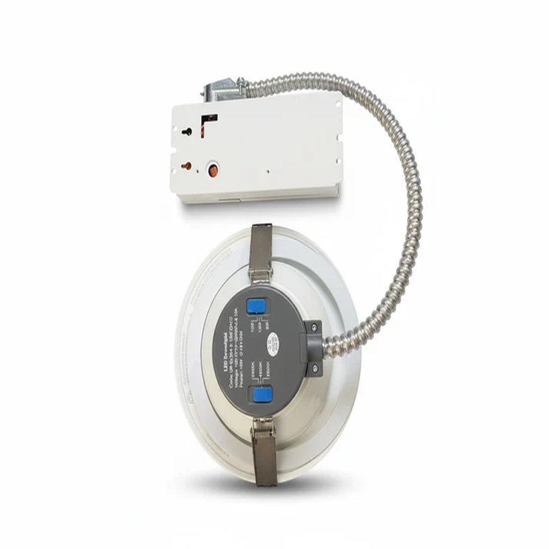 Éclairage à DEL architectural E2 avec éclairage de secours E2 | 6 po | Puissance réglable 16/20 / 24W | 0-10V à intensité variable | 5CCT réglable