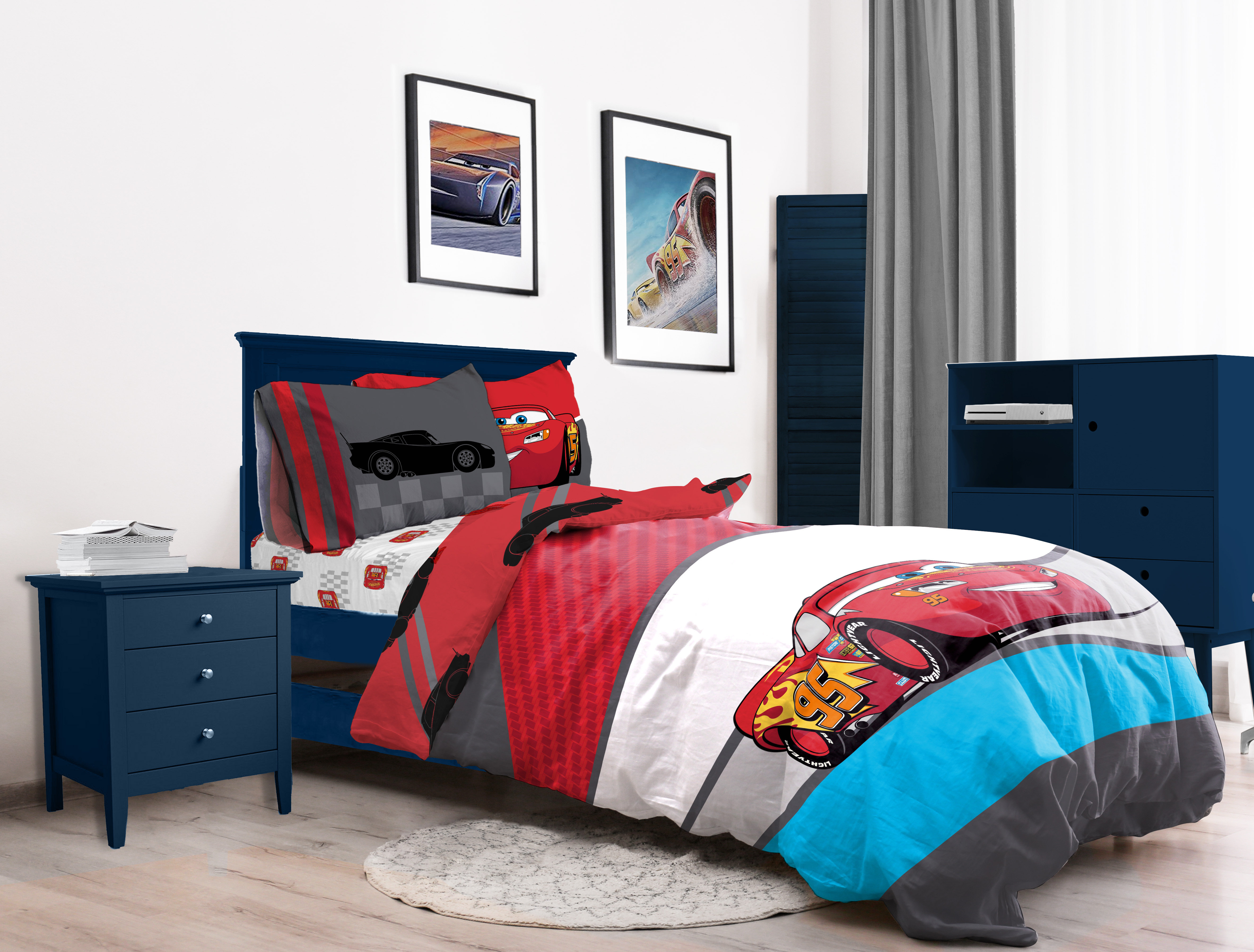 Disney Pixar Cars Race Ready 100 Cotton Bed Set