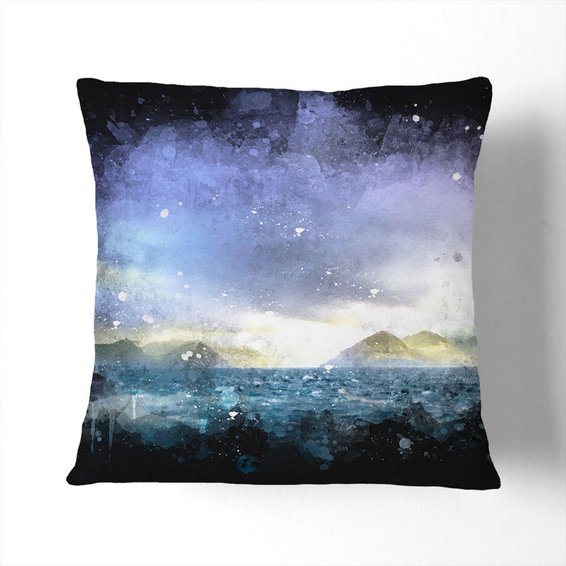 Square Cushion, 55cm H x 55cm W x 20cm D, White