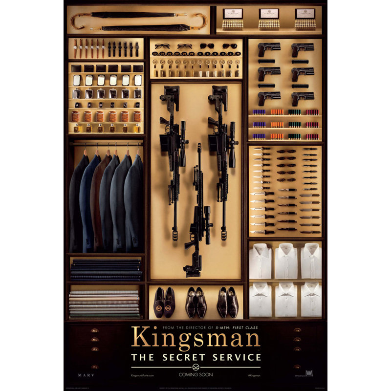 Kingsman The Secret Service, H 24 po x l 16 po