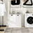 Tilt-out Laundry Sorter - White Cabinet. Classy Design. Removable Cloth Bags For Sorting. E1 , Painted. Stable & Waterproof. Finish. . Assembly Required With Manual. 100-pound Load Capacity Cabinet