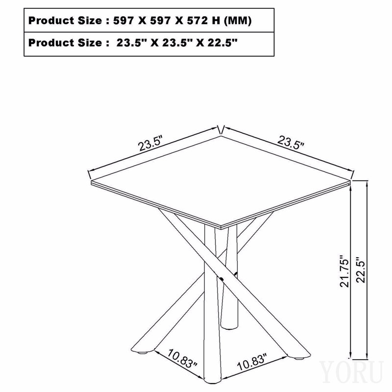 Table de bout blanche