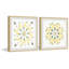 « banane burst diptych », ensemble de 2 reproductions de peintures à l’aquarelle encadrées-27809206
