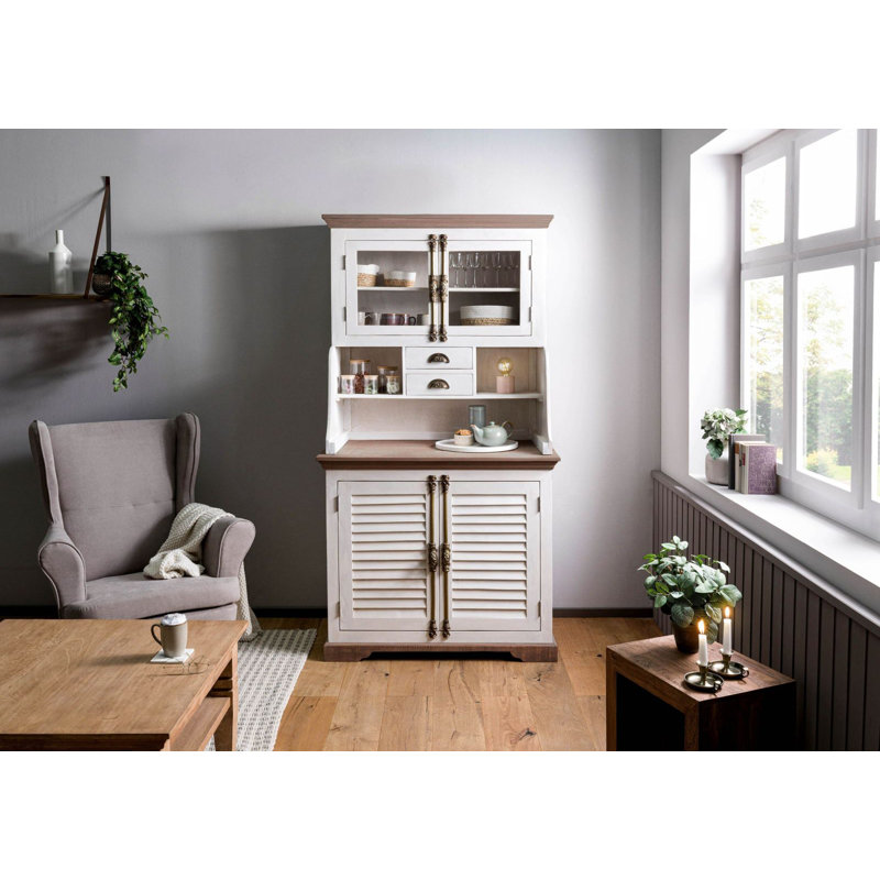 Toulouse Display Cabinet, Lacquered White