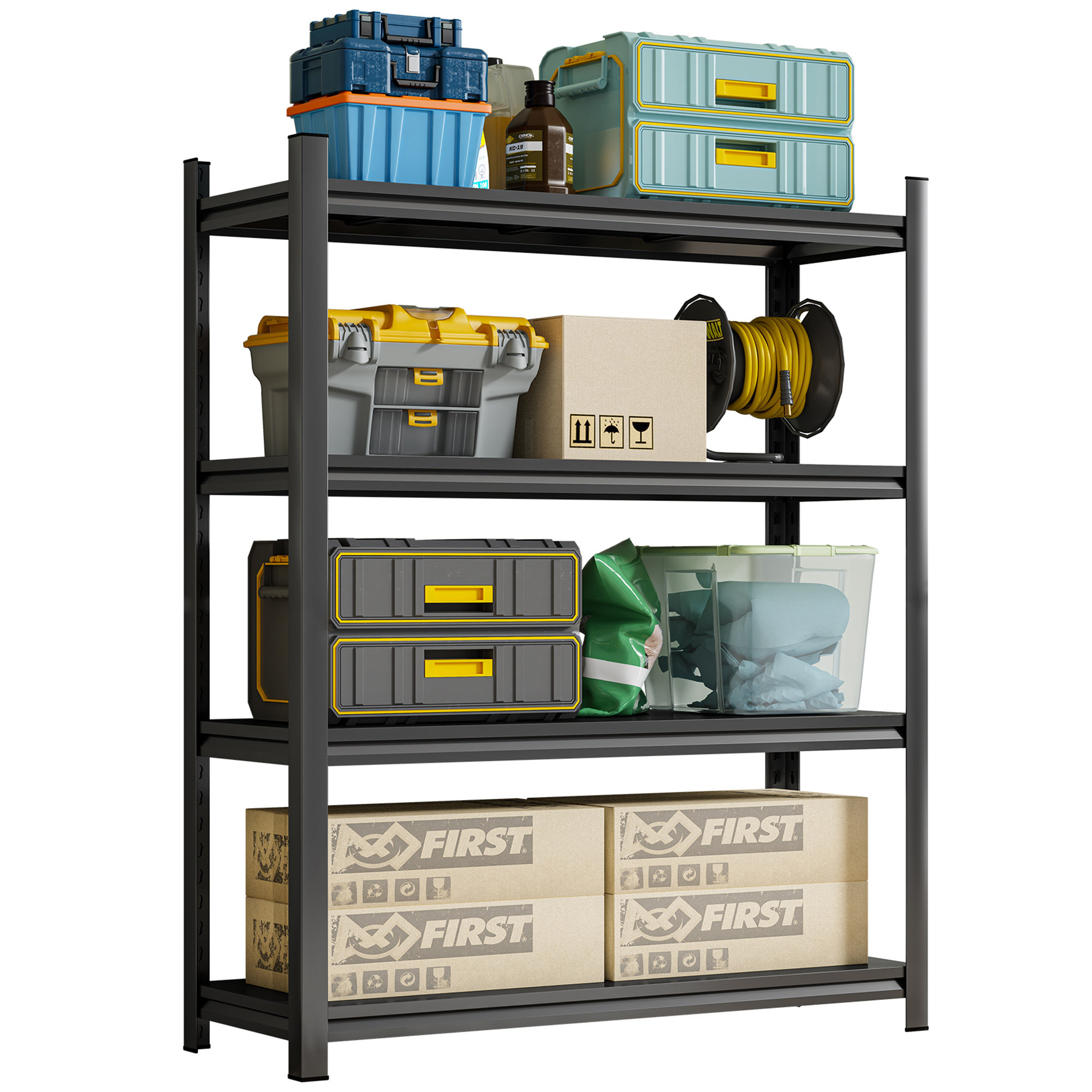 WFX Utility™ Heavy Duty Garage Metal Shelf – Adjustable Storage Rack ...